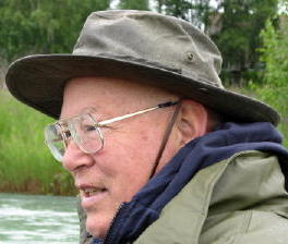 Me on a rainy day on Alaska's famed Kenai River